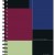CAIET BIROU SPIRA A5 DR NEGRU-VIOLET EXECUTIVE LEITZ
