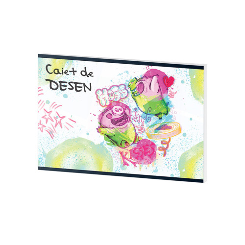 CAIET DESEN 16F LICENTE ANGRY BIRDS PIGNA