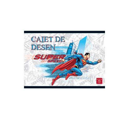 CAIET DESEN 16F LICENTE SUPERMAN PIGNA