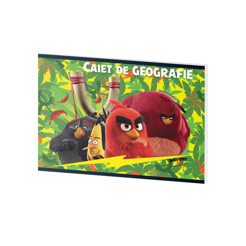 CAIET GEOGRAFIE 24F LICENTE ANGRY BIRDS PIGNA