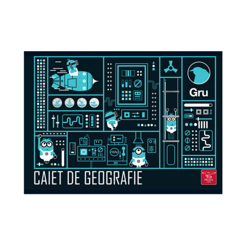 CAIET GEOGRAFIE 24F LICENTE MINIONS PIGNA
