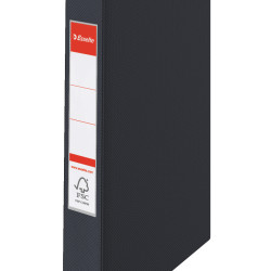CAIET MECANIC A4 2 INELE 25MM/42MM NEGRU STANDARD ESSELTE