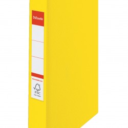 CAIET MECANIC A4 4 INELE 25MM/42MM GALBEN STANDARD ESSELTE