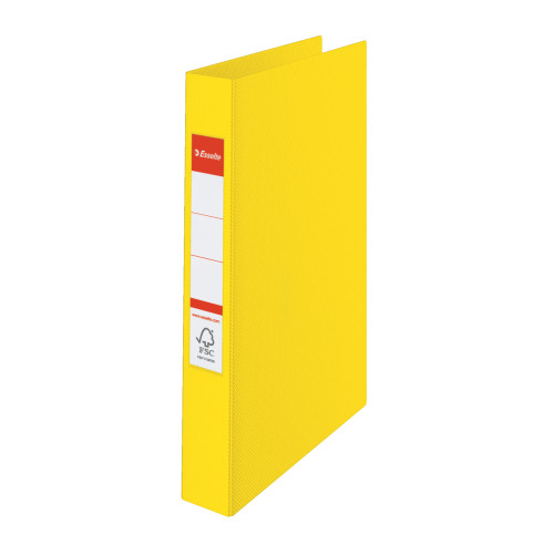 CAIET MECANIC A4 4 INELE 25MM/42MM GALBEN STANDARD ESSELTE