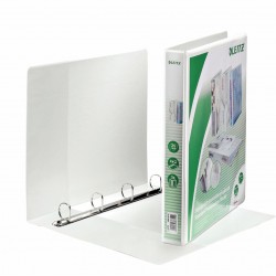 CAIET MECANIC A4 4 INELE 25MM/44MM ALB MAXI PANORAMA LEITZ