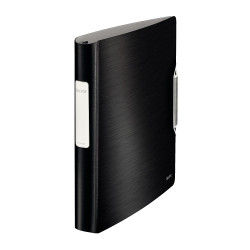 CAIET MECANIC A4 4 INELE 30MM/52MM NEGRU SOFTCLICK LEITZ