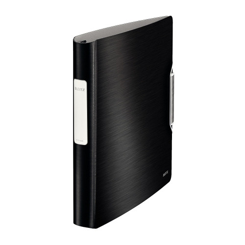 CAIET MECANIC A4 4 INELE 30MM/52MM NEGRU SOFTCLICK LEITZ
