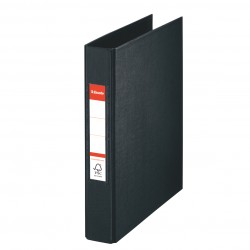 CAIET MECANIC A5 2 INELE 25MM/42MM NEGRU STANDARD ESSELTE