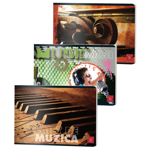 CAIET MUZICA 24F COLOR PIGNA