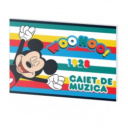 CAIET MUZICA 24F LICENTE MICKEY MOUSE PIGNA