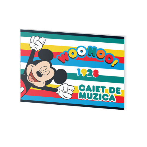 CAIET MUZICA 24F LICENTE MICKEY MOUSE PIGNA