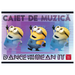 CAIET MUZICA 24F MINIONS PIGNA