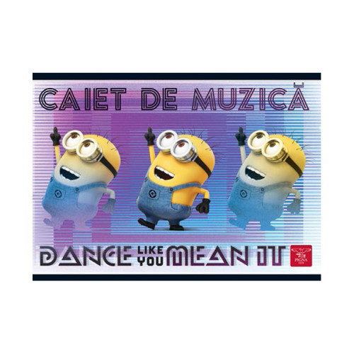 CAIET MUZICA 24F MINIONS PIGNA