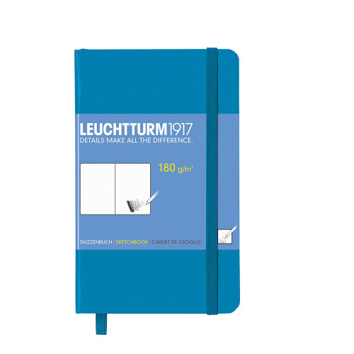 CAIET SCHITE A6 180g ALBASTRU AZUR LEUCHTTURM