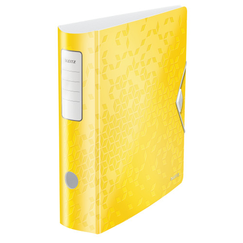 BIBLIORAFT PLASTIFIAT 7.5CM 180GRADE GALBEN ACTIVE WOW LEITZ