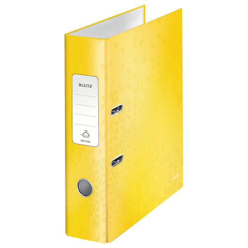 BIBLIORAFT PLASTIFIAT 8CM 180GRADE GALBEN WOW LEITZ