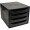 CABINET 4 SERTARE NEGRU/NEGRU EXACOMPTA