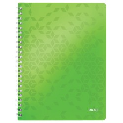 CAIET BIROU SPIRA A4 AR VERDE COPERTA PP WOW LEITZ