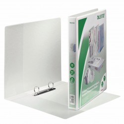 CAIET MECANIC A4 2 INELE 20MM/38MM ALB MAXI PANORAMA RECYC LEITZ