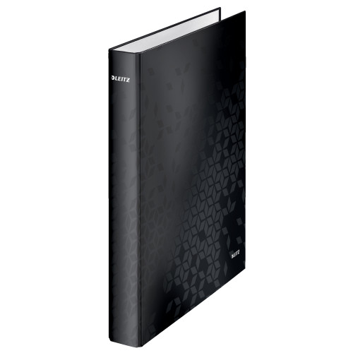 CAIET MECANIC A4 4 INELE 25MM/40MM NEGRU METALIZAT WOW LEITZ