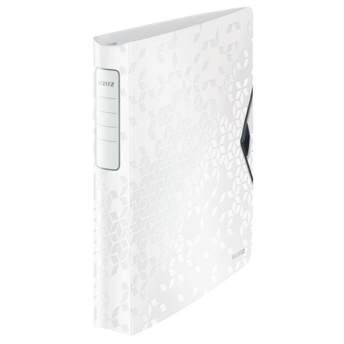 CAIET MECANIC A4 4 INELE 30MM/52MM ALB SOFTCLICK LEITZ