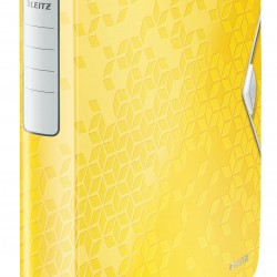 CAIET MECANIC A4 4 INELE 30MM/52MM GALBEN SOFTCLICK LEITZ