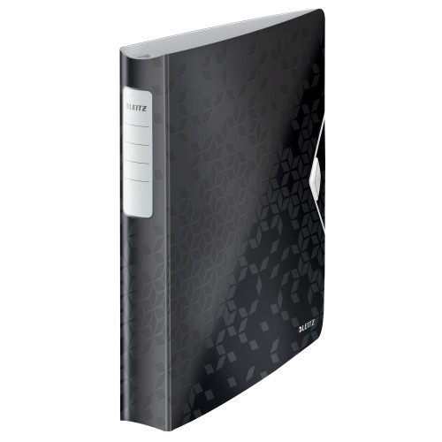 CAIET MECANIC A4 4 INELE 30MM/52MM NEGRU SOFTCLICK LEITZ