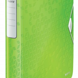CAIET MECANIC A4 4 INELE 30MM/52MM VERDE SOFTCLICK LEITZ