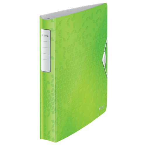 CAIET MECANIC A4 4 INELE 30MM/52MM VERDE SOFTCLICK LEITZ