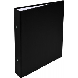 CAIET MECANIC A5 2 INELE 25MM PP NEGRU EXACOMPTA