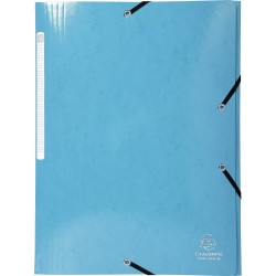 MAPA CARTON CU ELASTIC 600G BLEU EXACOMPTA