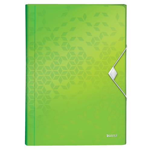 MAPA PLASTIC 6 COMPARTIMENTE VERDE TIP PROIECT WOW LEITZ