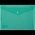 MAPA PLASTIC CU BUTON A4 VERDE DELI