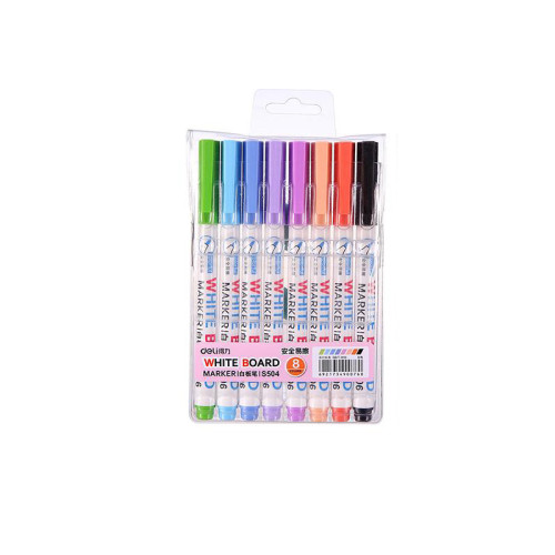 MARKER WHITEBOARD SLIM SET 8 BUC DELI