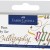 PITT ARTIST PEN CALIGRAFIC SET 4 BUC COLOR FABER-CASTELL