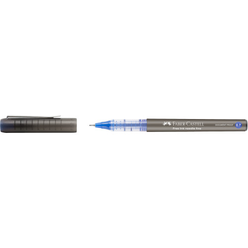 ROLLER FREE INK NEEDLE 0.7MM ALBASTRU FABER-CASTELL