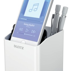 SUPORT INSTRUMENTE DE SCRIS AMPLIF SUNET NEGRU/ALB WOW LEITZ
