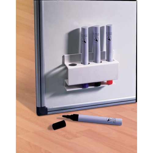 SUPORT INSTRUMENTE DE SCRIS MAGNETIC PATRAT PT MARKERE ALB NOBO