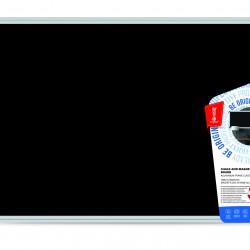 TABLA CRETA NEAGRA MAGNETICA 120*200 CM RAMA ALUMINIU MEMO BE