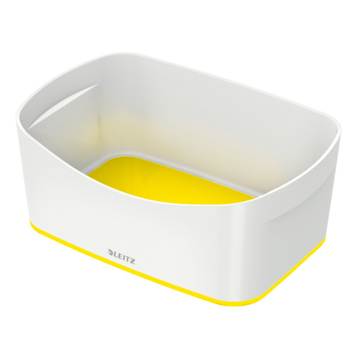 TAVITA DEPOZITARE ALB/GALBEN MYBOX LEITZ