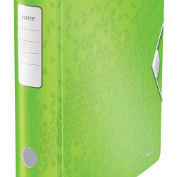 BIBLIORAFT PLASTIFIAT 7.5CM 180GRADE VERDE ACTIVE WOW LEITZ