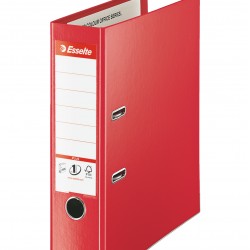 BIBLIORAFT PLASTIFIAT INT-EXT 8CM ROSU JUMBO PLUS ESSELTE