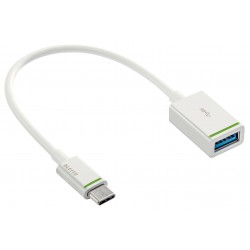 CABLU ADAPTOR USB 15CM ALB COMPLETE LEITZ