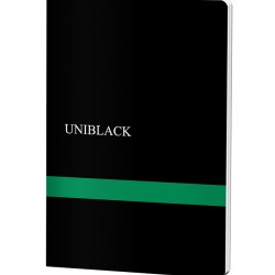 CAIET A4 60F DR 70G COPERTA PP VERDE UNIBLACK PIGNA