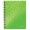 CAIET BIROU SPIRA A5 DR VERDE COPERTA PP WOW LEITZ