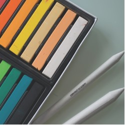 CREIOANE PASTEL SOFT 12 CULORI DERWENT ACADEMY