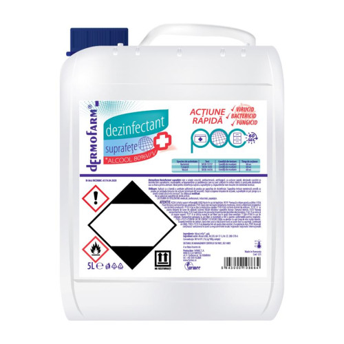 DEZINFECTANT SUPRAFETE DERMOFARM 5L FARMEC