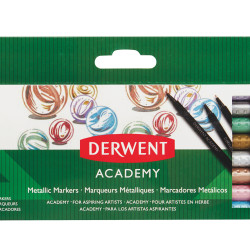 MARKERE METALICE 8 BUC/SET DERWENT ACADEMY