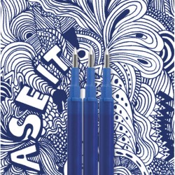 MINA ROLLER 0.6 MM ALBASTRA 3/SET ERASE IT EBERHARD FABER