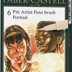 PITT ARTIST PEN SET 6 BUC PORTRET FABER-CASTELL